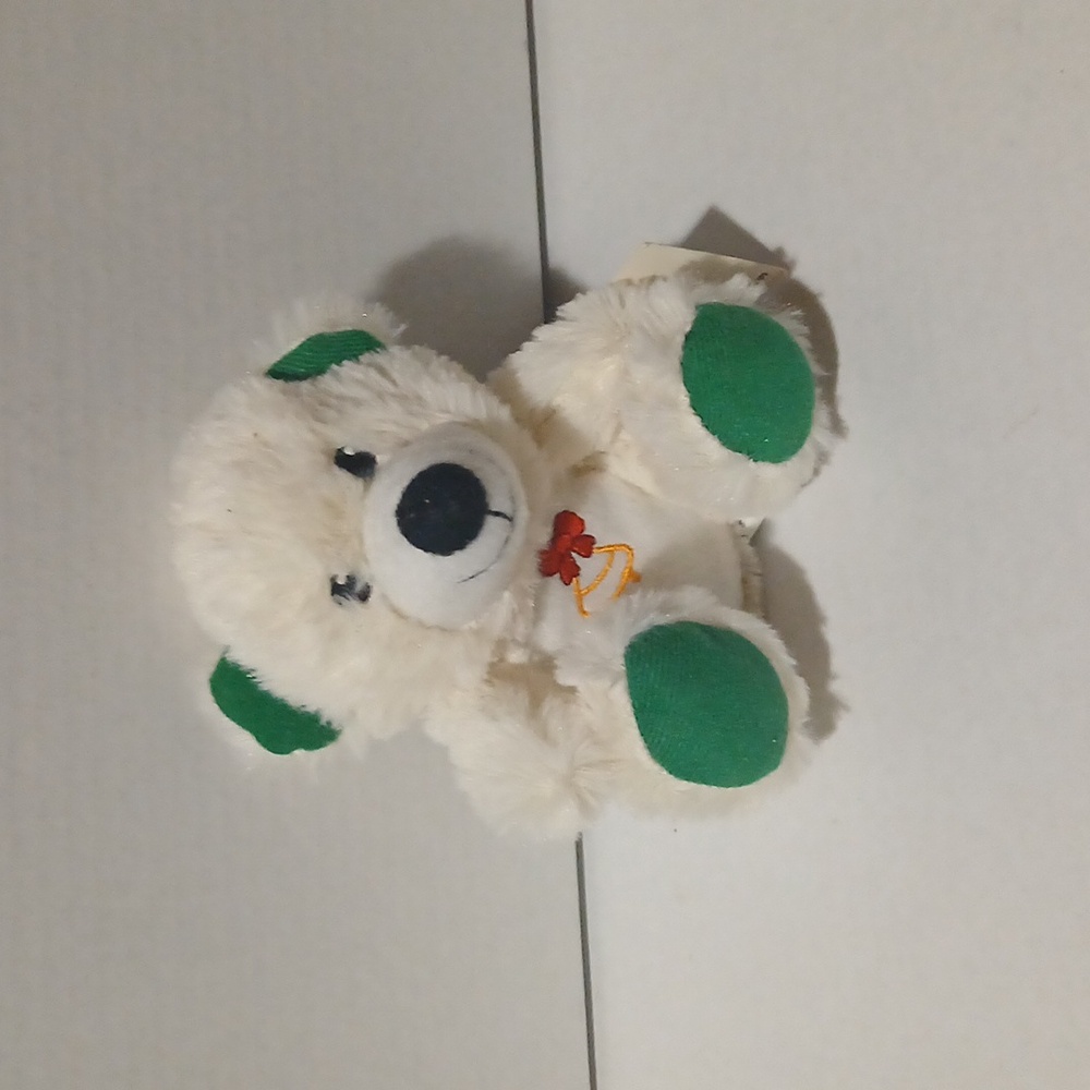 C House Plush Holiday Decor Bear NWT